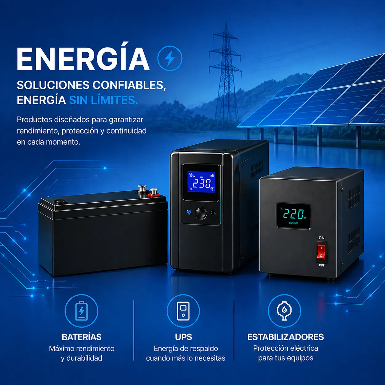 Productos de energía